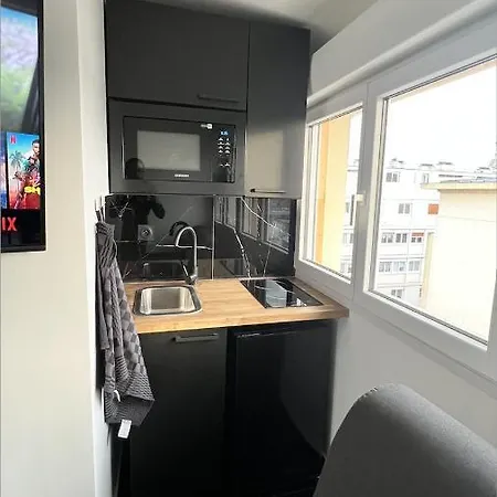 Apartment F2 Meuble - Equipe - Tv Netflix - 4 Personnes